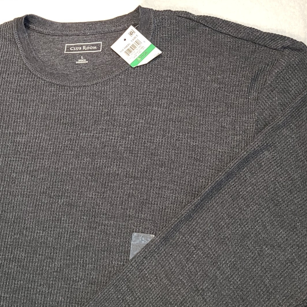 Club Rm thermal crewneck gray shirt - Picture 6 of 16